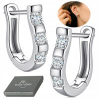 KOLCZYKI SREBRNE 925 WISZĄCE DAMSKIE NA SZTYFCIE CYRKONIE NA PREZENT+GRATIS