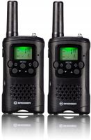 Krótkofalówka Bresser Walkie Talkie Bresser Fm 2-częściowy zestaw Czarny
