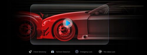 KAMERA SAMOCHODOWA DDPAI WIDEOREJESTRATOR 2K 1600P PRZÓD TYŁ WIFI APLIKACJA na Arena.pl