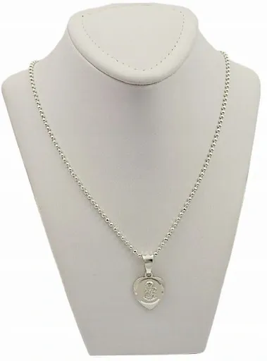 Łańcuszek Srebrny Damski Kulkowy 1,60 mm z Medalikiem pr 925 Grawer Gratis zdjęcie 10