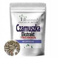 CZARNUSZKA EKSTRAKT 500MG 60kaps WSPARCIE ODPORNOŚCI I TRAWIENIA VEGE