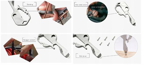 Brelok survivalowy śrubokręt multitools do kluczy na Arena.pl