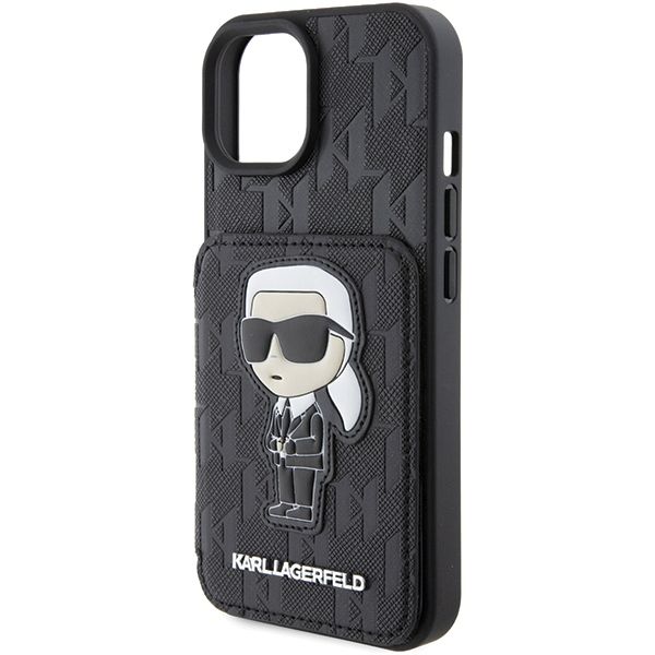Etui Karl Lagerfeld do iPhone 15, iPhone 14, iPhone 13, Czarny zdjęcie 6