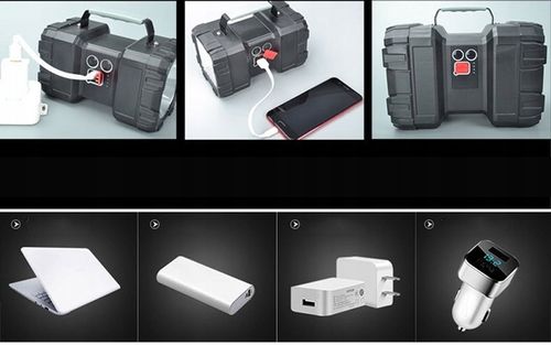 MOCNA LATARKA AKUMULATOROWA LED SZPERACZ CREE na Arena.pl