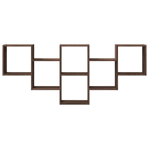 Półka ścienna, brązowy dąb, 159x18x66 cm na Arena.pl