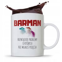 Kubek Prezent Dla Barmana Barmanki Barman Bar Z Nadrukiem Ze Zdjęciem