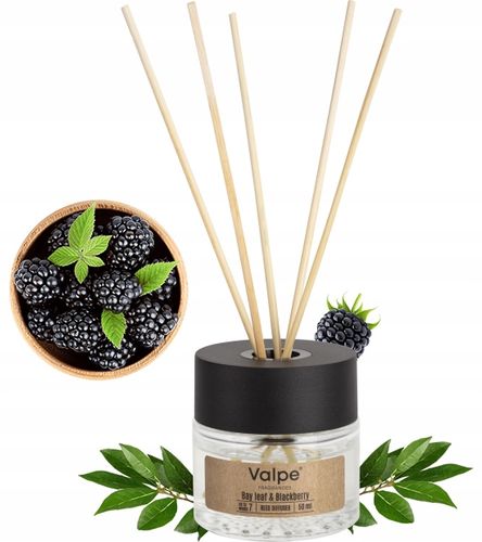 valpe dyfuzor zapachowy z patyczkami liść laurowy - jeżyna 50 ml dz50-325 na Arena.pl