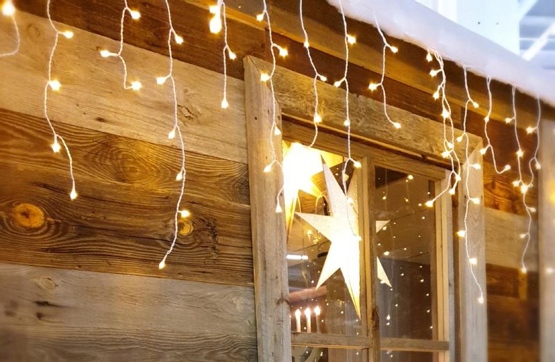 LAMPKI SOPLE 100 LED WISZĄCE KURTYNA atest FLASH zdjęcie 2