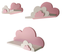 Półki chmurki 3 sztuki kolory