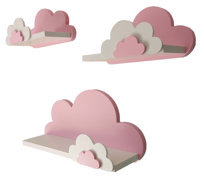 Półki chmurki 3 sztuki kolory zdjęcie 1