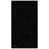 Płyta indukcyjna z 2 palnikami, dotykowa, szklana, 3500 W