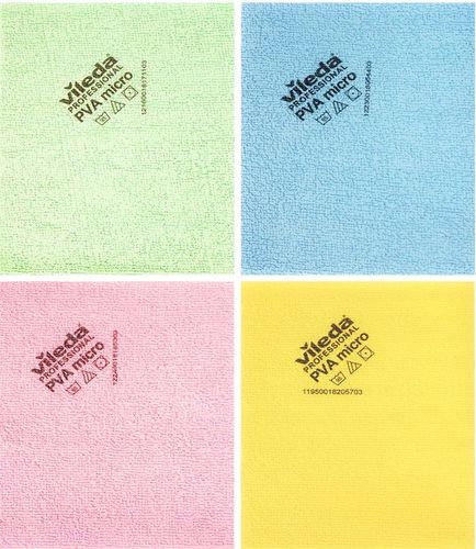 Ścierka Vileda PVA micro PROFESSIONAL magiczna ściereczka 38x35cm 4szt na Arena.pl