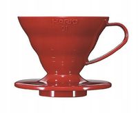 Hario V60-01 DRIP czerwony plastikowy do kawy