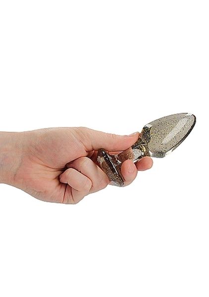 Acrylic Goldchip Butt Plug Set - Gold zdjęcie 5