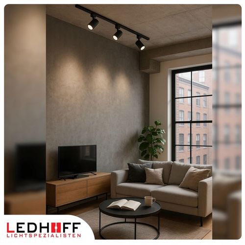 Szyna oświetleniowa LED szynoprzewód 1m czarna LISTWA z miejscem na na Arena.pl