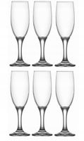 KADAX Kieliszki Do Szampana 190ml Komplet 6szt