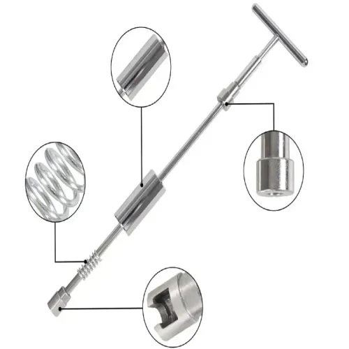 Zestaw do wyciągania usuwania wgnieceń w karoserii młotek i końcówki na Arena.pl