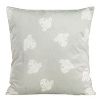 POSZEWKA WELUR VELVET 45X45 SREBRNA DLA DZIECI