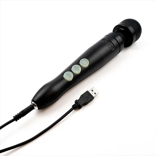 doxy die cast 3r wand massager matte black - kompaktowy masażer na Arena.pl