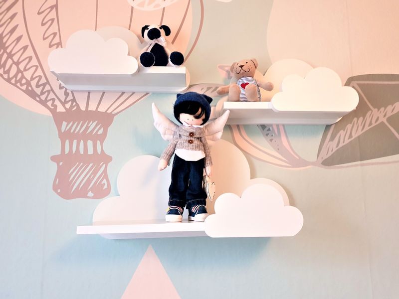 Półki chmurki zestaw 3 półka chmurka Moli Prestige zdjęcie 3