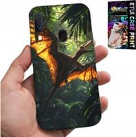 ETUI DO SAMSUNG GALAXY A40 - DINO DINOZAUR PTERODAKTYL FUTERAŁ PLECKI