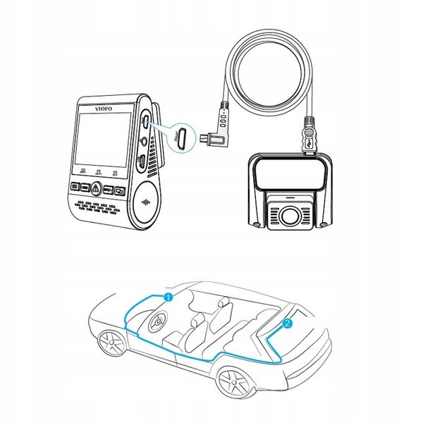 KABEL SYGNAŁOWY VIOFO A129 DUO 6M zdjęcie 3