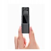 MINI KAMERA SZPIEGOWSKA FULL HD DYKTAFON WiFi APLIKACJA TRYB NOCNY IR