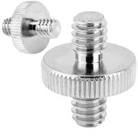 adapter 1/4" męski na 1/4" męski przejściówka stal do kamer statywów