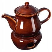 Kadax Dzbanek z Podgrzewaczem Czajnik Kamionka 1L