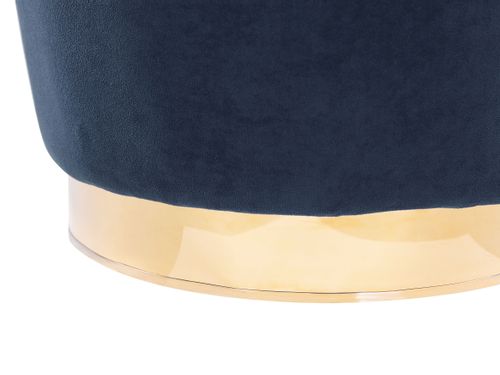 Fotel welurowy niebieski ALBY na Arena.pl