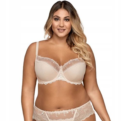 AVA stanik biustonosz wygodny półusztywniany AV-1030 SEMI-SOFT beżowy 75F b na Arena.pl