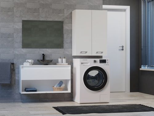 SZAFKA NAD PRALKE POLA MINI DD BIEL MAT na Arena.pl