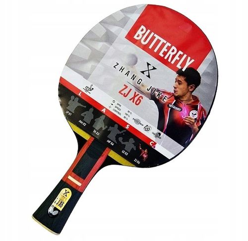 Rakietka Paletka do Tenisa Stołowego Ping Ponga BUTTERFLY Zhang Jike X6 na Arena.pl