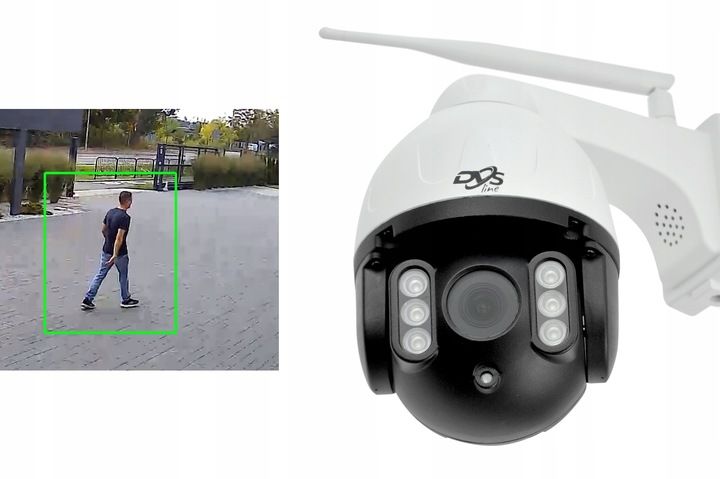 ZEWNĘTRZNA BEZPRZEWODOWA KAMERA WIFI OBROTOWA IP 5Mpx MONITORING DVS LED IR zdjęcie 11