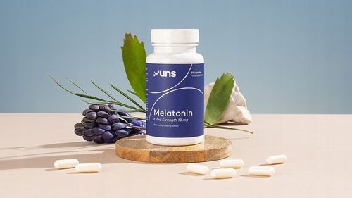UNS MELATONIN 10 mg MOCNA MELATONINA 60 kaps. na Arena.pl