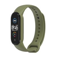 Pasek silikonowy do XIAOMI Mi Band 5 / 6 / 7 zielony (08)