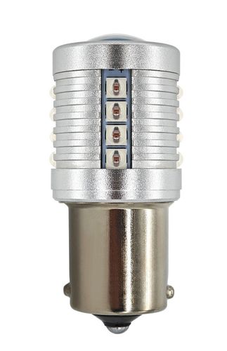 żarówka P21W LED BA15S 12-24V CANBUS 2000lm czerwona na Arena.pl