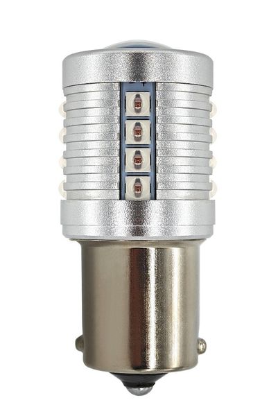 żarówka P21W LED BA15S 12-24V CANBUS 2000lm czerwona zdjęcie 6