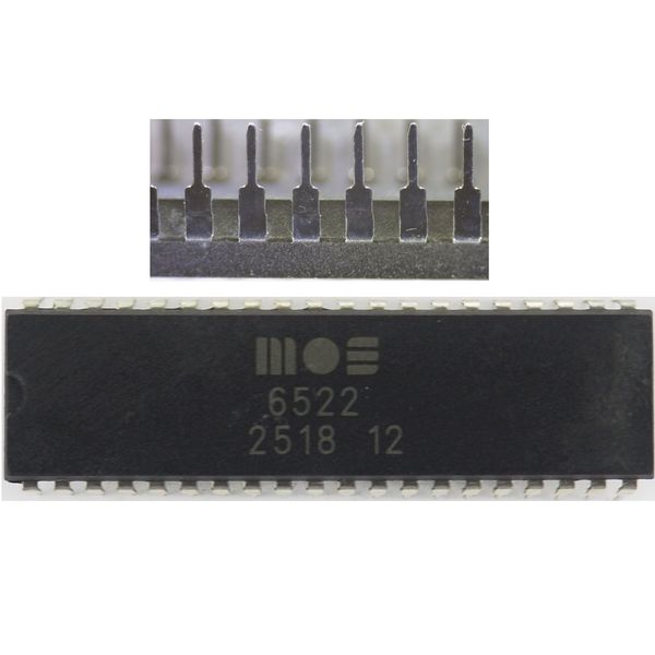 MOS6522 DIP40 mikroprocesor Commodore Apple Oric zdjęcie 2