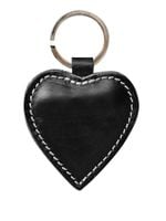 skórzany brelok - serce hg010 black
