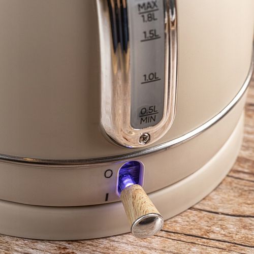 Czajnik elektryczny 1,8L Klausberg KB-7906 RETRO z Termometrem Beżowy na Arena.pl