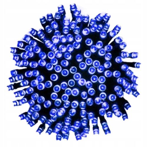 MOCNE NIEBIESKIE LAMPKI CHOINKOWE 500 LED ŚWIATEŁKA ZEWNĘTRZNE WEWNĘTRZNE na Arena.pl