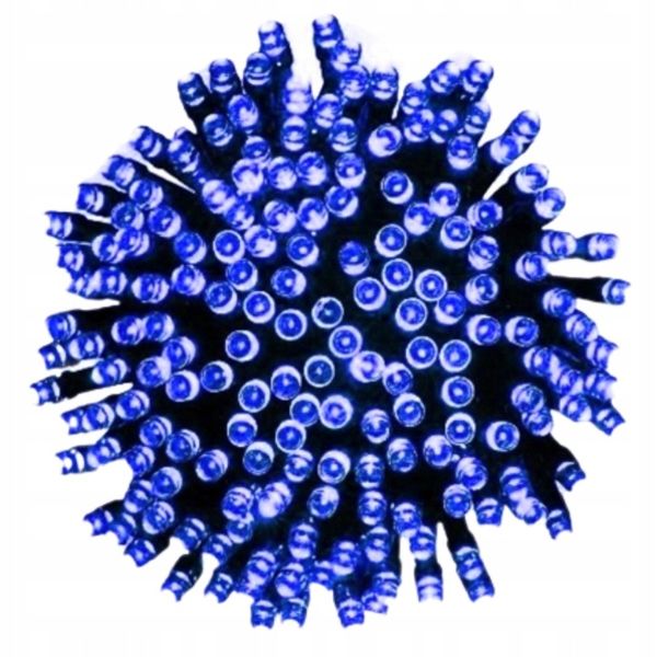 MOCNE NIEBIESKIE LAMPKI CHOINKOWE 500 LED ŚWIATEŁKA ZEWNĘTRZNE WEWNĘTRZNE zdjęcie 3