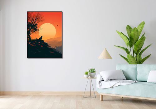 Plakat 75x100cm Kocie Wzgórze na Arena.pl