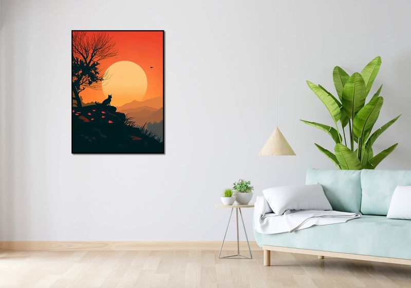 Plakat 75x100cm Kocie Wzgórze zdjęcie 4