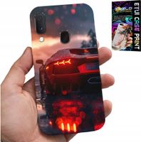 ETUI DO SAMSUNG GALAXY A40 - LUKSUSOWE SAMOCHODY, MEGA WZORY, OBUDOWA