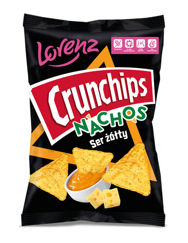 Lorenz Crunchips Nachosy o smaku sera żółtego 100 g na Arena.pl