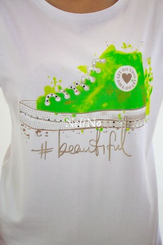 Koszulka z trampkiem Martina Biała z limonką S/M na Arena.pl