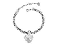 bransoletka z ozdobnym, malowanym sercem (b23/zim/115/1ag)