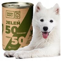 Mokra karma dla psa DEER DOG JELEŃ 50% PODROBY 50% MIĘSA 400 g